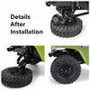 MORLORDY Stainless Steel Front and Rear Axle Shaft Steering CVD Set for 1/24 RC Crawler Car SCX24 Upgrades view 3
