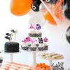 28 PCS Halloween Cupcake Toppers with Witch Hat Bat Castle Ghost Pumpkin Cupcake Picks Little Boo Cake Decorations for Halloween Theme Birthday Party Supplies view 4