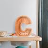 Custom Name Piggy Banks Kid, Personalized Letter Piggy Bank, Wooden Alphabet Money Bank, Gifts For Boy Girl Christmas Birthday New Year's Day (C) view 3