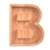Custom Name Piggy Banks Kid, Personalized Letter Piggy Bank, Wooden Alphabet Money Bank, Gifts For Boy Girl Christmas Birthday New Year's Day (B) view 1