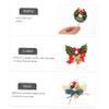 12pcs Christmas Cupcake Toppers Festive Cake Decorations for Holiday Parties Lovely Picks for Xmas Safe Plastic Cloth Material for Themed Celebrations view 3