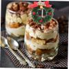 12pcs Christmas Cupcake Toppers Festive Cake Decorations for Holiday Parties Lovely Picks for Xmas Safe Plastic Cloth Material for Themed Celebrations view 4