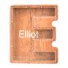 Custom Name Piggy Banks Kid, Personalized Letter Piggy Bank, Wooden Alphabet Money Bank, Gifts For Boy Girl Christmas Birthday New Year's Day (E) view 1