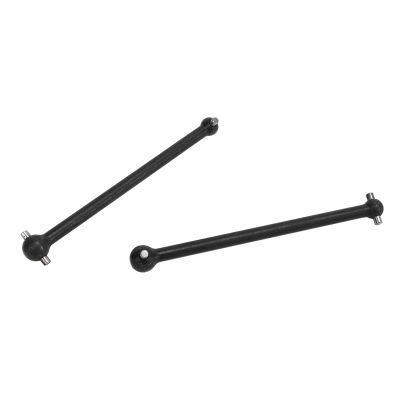 RC Rear Driveshaft Dogbones, 2pcs RC Rear Dogbone 92mm Steel High Strength Driveshaft Dogbone Replacement for ARRMA 1/7 1/8 Series(Black)