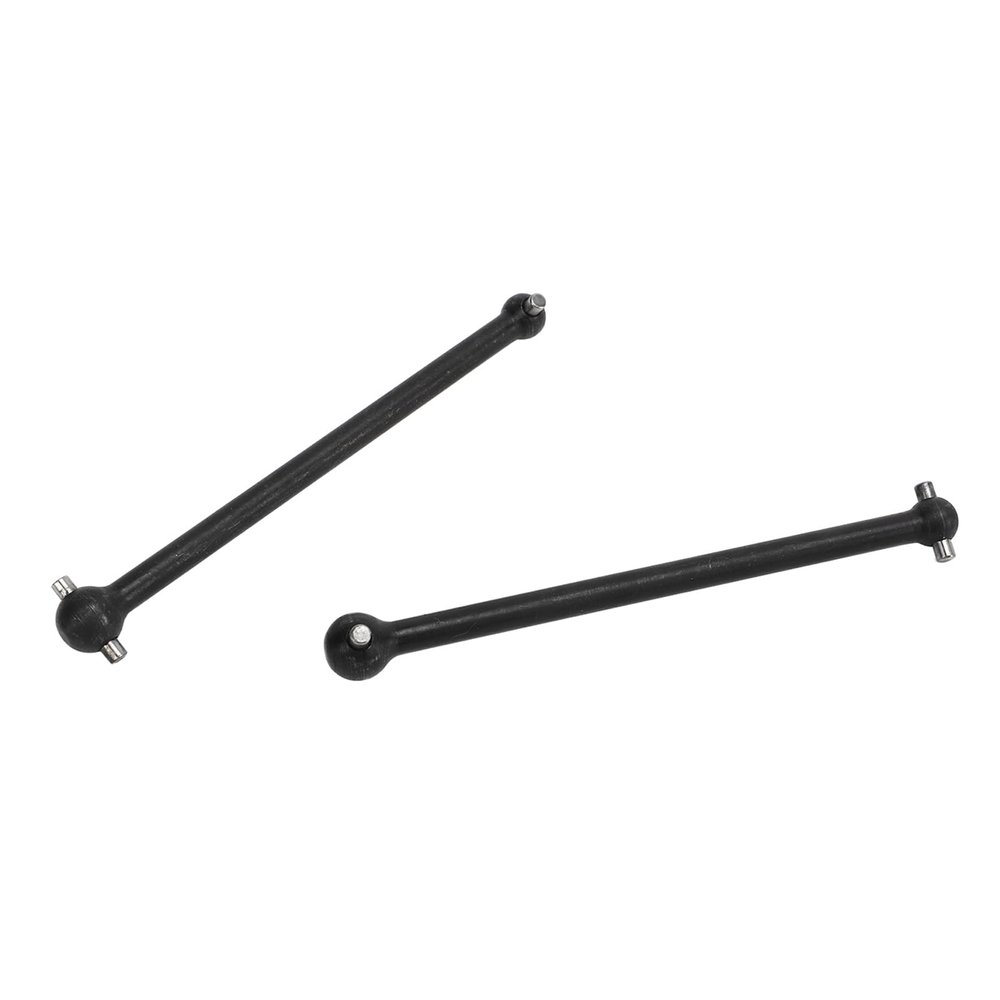 RC Rear Driveshaft Dogbones, 2pcs RC Rear Dogbone 92mm Steel High Strength Driveshaft Dogbone Replacement for ARRMA 1/7 1/8 Series(Black)