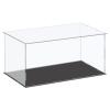 MECCANIXITY Acrylic Display Case Plastic Box Cube Storage Box Clear Small Assemble Dustproof Showcase 16.1x8.3x8 Inch for Collectibles Items view 1