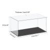 MECCANIXITY Acrylic Display Case Plastic Box Cube Storage Box Clear Small Assemble Dustproof Showcase 16.1x8.3x8 Inch for Collectibles Items view 2