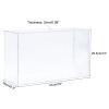 MECCANIXITY Acrylic Display Case Plastic Box Clear Assemble Dustproof Showcase 16x6.3x10 Inch for Collectibles Items view 2