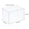 MECCANIXITY Acrylic Display Case Plastic Box Clear Assemble Dustproof Showcase 12.2x8.3x8 Inch for Collectibles Items view 2