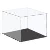 MECCANIXITY Acrylic Display Case Plastic Box Cube Storage Box Clear Small Assemble Dustproof Showcase 16.1x16.1x10 Inch for Collectibles Items view 1