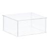 MECCANIXITY Acrylic Display Case Plastic Box Clear Assemble Dustproof Showcase 12.2x12.2x6.1 Inch for Collectibles Items view 1