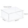 MECCANIXITY Acrylic Display Case Plastic Box Clear Assemble Dustproof Showcase 10.2x8.3x4.1 Inch for Collectibles Items view 2