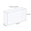 MECCANIXITY Acrylic Display Case Plastic Box Clear Assemble Dustproof Showcase 14x4.3x8 Inch for Collectibles Items view 2