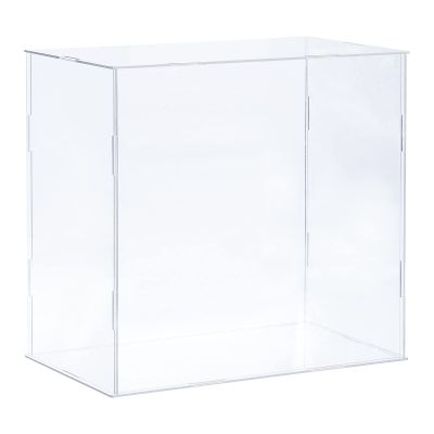 MECCANIXITY Acrylic Display Case Plastic Box Clear Assemble Dustproof Showcase 10.2x6.3x10 Inch for Collectibles Items