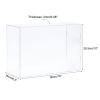 MECCANIXITY Acrylic Display Case Plastic Box Clear Assemble Dustproof Showcase 14x6.3x10 Inch for Collectibles Items view 2