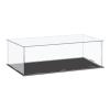 MECCANIXITY Acrylic Display Case Plastic Box Cube Storage Box Clear Small Assemble Dustproof Showcase 14.1x6.3x4.1 Inch for Collectibles Items view 1
