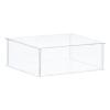 MECCANIXITY Acrylic Display Case Plastic Box Clear Assemble Dustproof Showcase 12.2x12.2x4.1 Inch for Collectibles Items view 1