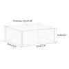 MECCANIXITY Acrylic Display Case Plastic Box Clear Assemble Dustproof Showcase 12.2x12.2x4.1 Inch for Collectibles Items view 2