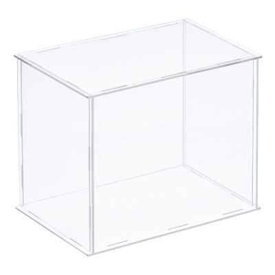 MECCANIXITY Acrylic Display Case Plastic Box Clear Assemble Dustproof Showcase 12.2x8.3x10 Inch for Collectibles Items