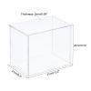 MECCANIXITY Acrylic Display Case Plastic Box Clear Assemble Dustproof Showcase 12.2x8.3x10 Inch for Collectibles Items view 2