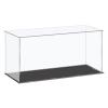 MECCANIXITY Acrylic Display Case Plastic Box Cube Storage Box Clear Small Assemble Dustproof Showcase 16.1x6.3x8 Inch for Collectibles Items view 1