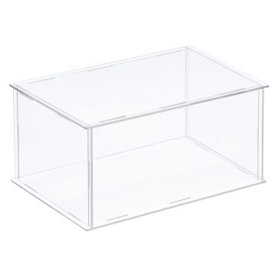 MECCANIXITY Acrylic Display Case Plastic Box Clear Assemble Dustproof Showcase 12.2x8.3x6.1 Inch for Collectibles Items
