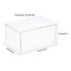 MECCANIXITY Acrylic Display Case Plastic Box Clear Assemble Dustproof Showcase 12.2x8.3x6.1 Inch for Collectibles Items view 2