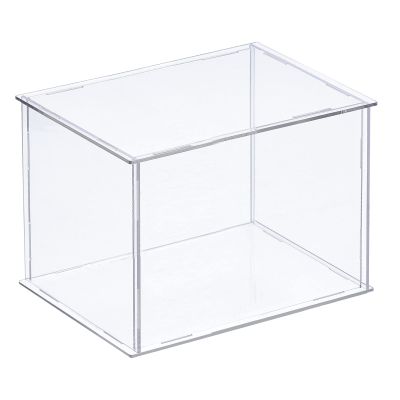 MECCANIXITY Acrylic Display Case Plastic Box Clear Assemble Dustproof Showcase 6x4.3x4.1 Inch for Collectibles Items