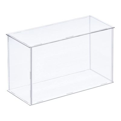 MECCANIXITY Acrylic Display Case Plastic Box Clear Assemble Dustproof Showcase 10.2x4.3x6.1 Inch for Collectibles Items