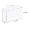 MECCANIXITY Acrylic Display Case Plastic Box Clear Assemble Dustproof Showcase 10.2x4.3x6.1 Inch for Collectibles Items view 2