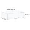 MECCANIXITY Acrylic Display Case Plastic Box Clear Assemble Dustproof Showcase 16x12.2x4.1 Inch for Collectibles Items view 2