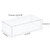 MECCANIXITY Acrylic Display Case Plastic Box Clear Assemble Dustproof Showcase 16x8.3x4.1 Inch for Collectibles Items view 2
