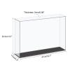 MECCANIXITY Acrylic Display Case Plastic Box Cube Storage Box Clear Small Assemble Dustproof Showcase 16.1x4.3x12 Inch for Collectibles Items view 2