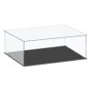 MECCANIXITY Acrylic Display Case Plastic Box Cube Storage Box Clear Small Assemble Dustproof Showcase 16.1x12.2x6.1 Inch for Collectibles Items view 1