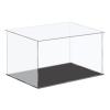 MECCANIXITY Acrylic Display Case Plastic Box Cube Storage Box Clear Small Assemble Dustproof Showcase 14.1x10.2x8 Inch for Collectibles Items view 1