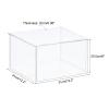 MECCANIXITY Acrylic Display Case Plastic Box Clear Assemble Dustproof Showcase 12.2x12.2x8 Inch for Collectibles Items view 2