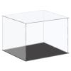 MECCANIXITY Acrylic Display Case Plastic Box Cube Storage Box Clear Small Assemble Dustproof Showcase 16.1x14.1x12 Inch for Collectibles Items view 1