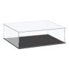 MECCANIXITY Acrylic Display Case Plastic Box Cube Storage Box Clear Small Assemble Dustproof Showcase 14.1x8.2x4.1 Inch for Collectibles Items view 1