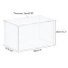MECCANIXITY Acrylic Display Case Plastic Box Clear Assemble Dustproof Showcase 14x8x10.2 Inch for Collectibles Items view 2