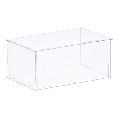 MECCANIXITY Acrylic Display Case Plastic Box Clear Assemble Dustproof Showcase 14x10.2x6.1 Inch for Collectibles Items