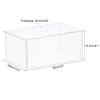MECCANIXITY Acrylic Display Case Plastic Box Clear Assemble Dustproof Showcase 14x10.2x6.1 Inch for Collectibles Items view 2