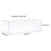 MECCANIXITY Acrylic Display Case Plastic Box Clear Assemble Dustproof Showcase 14x6.3x4.1 Inch for Collectibles Items view 2