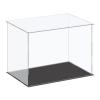 MECCANIXITY Acrylic Display Case Plastic Box Cube Storage Box Clear Small Assemble Dustproof Showcase 14.1x8.2x10 Inch for Collectibles Items view 1