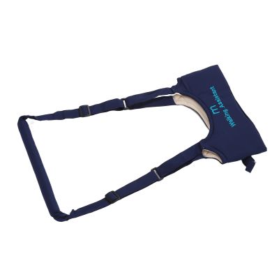 Baby Walking Harness Arm Support Handheld Walker Helper Soft & Safe Navy Blue Portable Design for Kids Relieve Back Pain