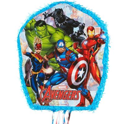Pull String Marvel Powers Unite Pinata 18 1/4in x 21 1/4in
