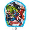 Pull String Marvel Powers Unite Pinata 18 1/4in x 21 1/4in view 1