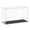 MECCANIXITY Acrylic Display Case Plastic Box Cube Storage Box Clear Small Assemble Dustproof Showcase 16.1x6.3x10 Inch for Collectibles Items view 1