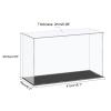 MECCANIXITY Acrylic Display Case Plastic Box Cube Storage Box Clear Small Assemble Dustproof Showcase 16.1x6.3x10 Inch for Collectibles Items view 2