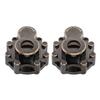 CODA RACING 2Pcs Brass Outer Portal Drive Housing Gear Box Cover for 1/10 RC Crawler Car TRX4 TRX6 Upgrade Parts-Replaces Part 8251 view 4