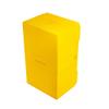 Gamegenic Stronghold 200+ XL Convertible Deck Box | Double-Sleeved | Card Game Protector with Accessories Drawer | Nexofyber Surface | Holds up to 200 Cards | Yellow Color | Made view 4